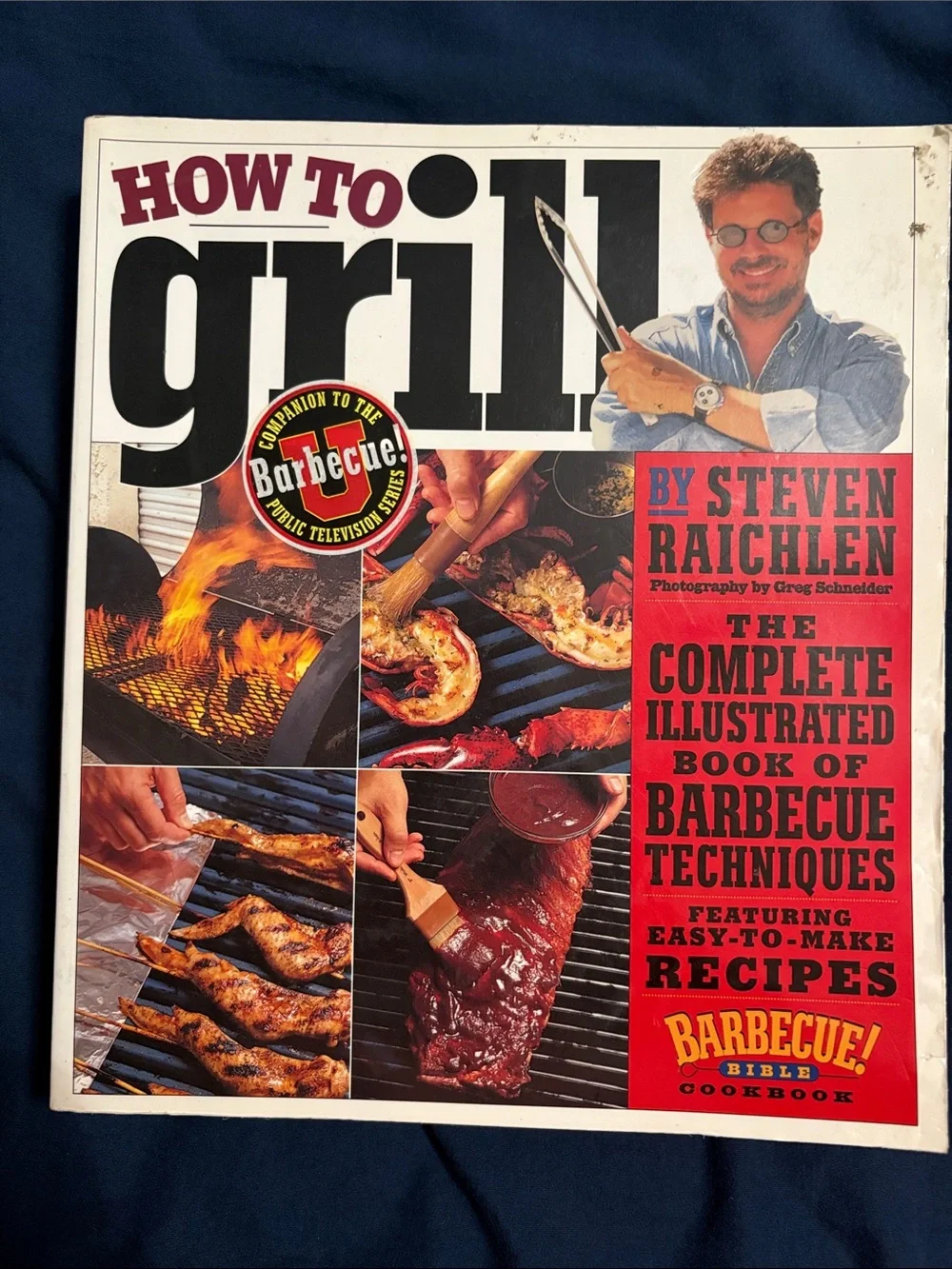 How to Grill by Steven Raichlen - Red & Black Cover